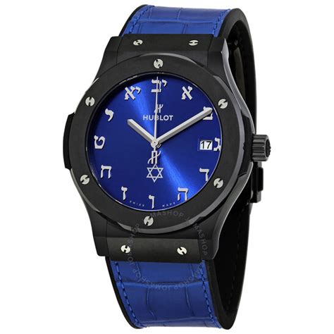 hublot watches limted blue|hublot watch blue strap.